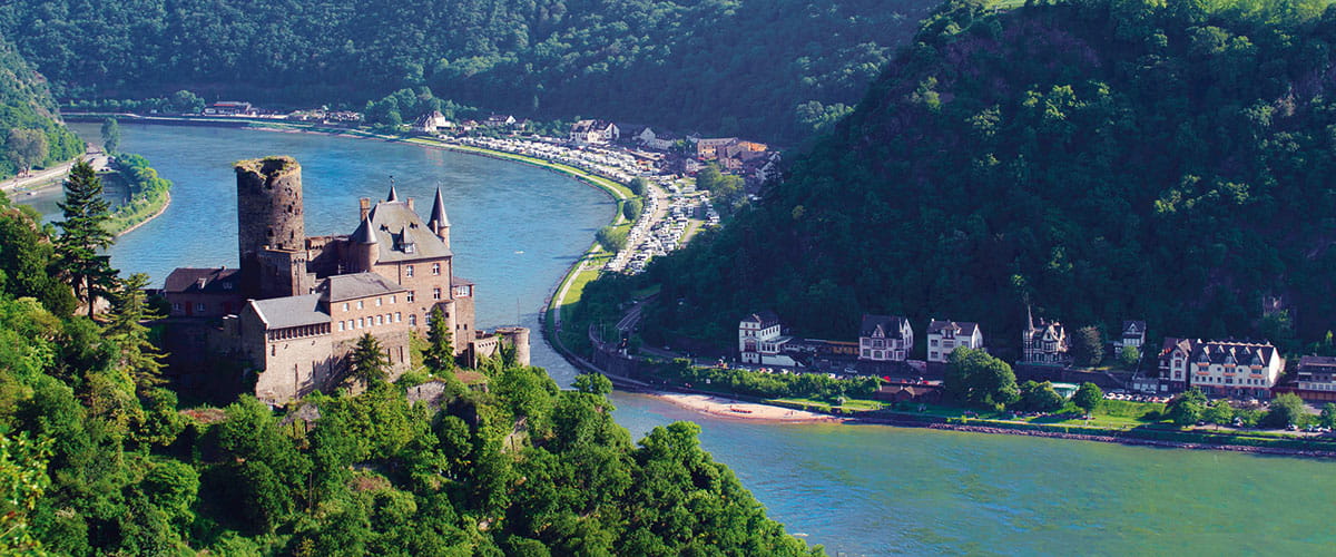 Katz Castle overlooking the Rhine